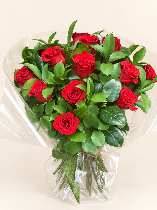 Buquê de rosas vermelhas